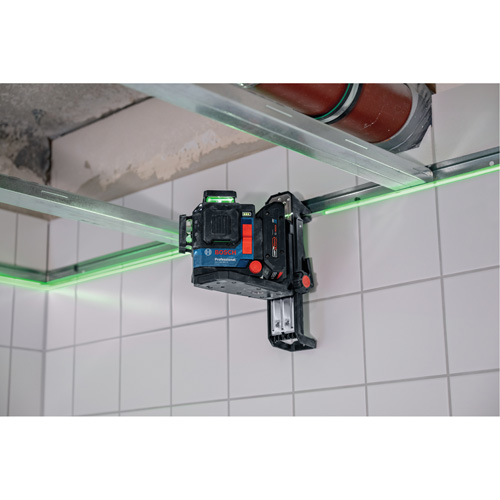 Laser dalignement/nivellement 360 connect&eacute; &agrave; faisceau vert &agrave; trois points Distribution Jean Lapalme