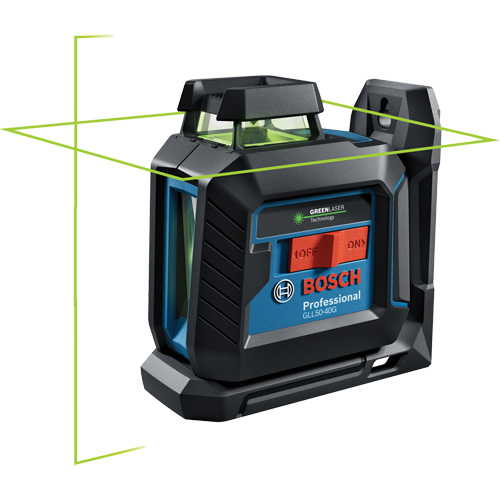 Laser &agrave; lignes crois&eacute;es 360° auto-nivelant &agrave; faisceau vert Distribution Jean Lapalme