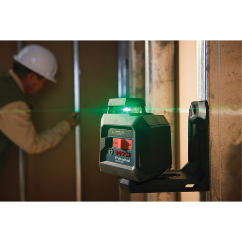 Laser &agrave; lignes crois&eacute;es 360° auto-nivelant &agrave; faisceau vert Distribution Jean Lapalme
