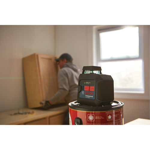 Laser &agrave; lignes crois&eacute;es 360° auto-nivelant &agrave; faisceau vert Distribution Jean Lapalme