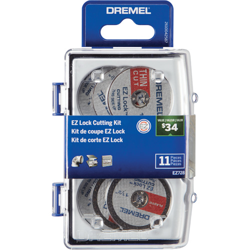 Micro trousse d'accessoires rotatifs de d&eacute;coupe EZ Lock Distribution Jean Lapalme
