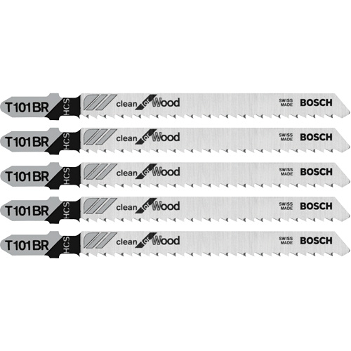 Lame de scie sauteuse Basic for Wood, Tige en T, 4" lo, 10 dents par pouce Distribution Jean Lapalme