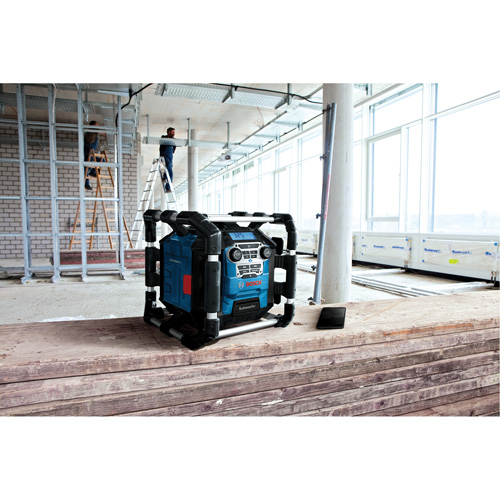 Radio de chantier avec Bluetooth 5.0 et station dalimentation, Lithium-ion, 18 V Distribution Jean Lapalme