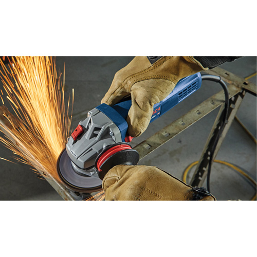 Rectifieuse angulaire ergonomique, 4-1/2", 120 V, 10 A, 11000 Tr/min Distribution Jean Lapalme