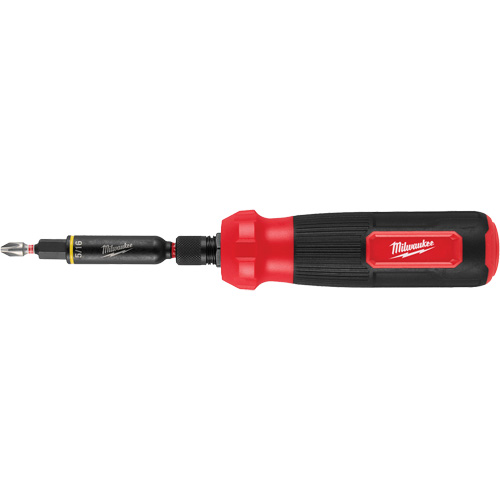 Tournevis multi-usage 8-en-1 avec embouts et tourne-&eacute;crous &agrave; chocs SHOCKWAVE, 8-1/3" lo, Prise Coussin&eacute;e Distribution Jean Lapalme