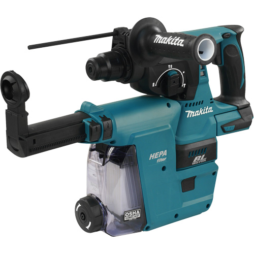 Marteau perforateur rotatif sans balais SDS-PLUS LXT avec DX06 (outil seul), 15/16", 0-4700 Coups/min, 0-950 Tr/min, 1,8 lb-pi Distribution Jean Lapalme