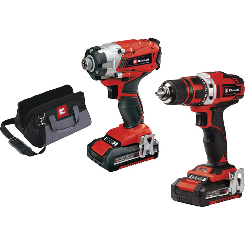 Cordless 1/2” Drill/Driver & 1/4” Impact Kit, 18 V Distribution Jean Lapalme