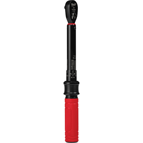 Cl&eacute; dynamom&eacute;trique, &agrave; cliquer, Entraînement 1/4" carr&eacute;, 4,5 - 22,6 Nm/40 - 200 lb-po Distribution Jean Lapalme