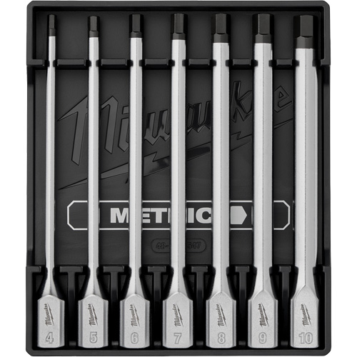 Long Metric Bit Socket Set, Hex, 3/8" Drive, 7 Pcs Distribution Jean Lapalme