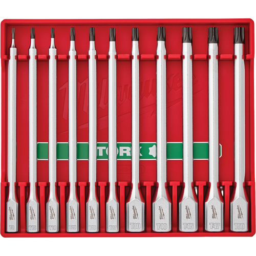 Jeu de douilles &agrave; embouts longues, Torx, Prise 1/4"/3/8", 11 mr Distribution Jean Lapalme