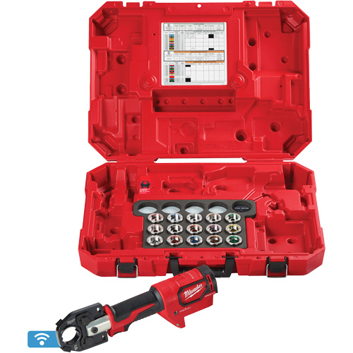 M18 FORCE LOGIC 600 MCM Crimper with #8 - 600 MCM Cu Dies Distribution Jean Lapalme