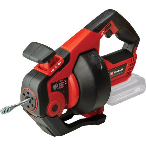 TE-DA 18/760 Li 18V Cordless Drain Auger (Tool Only), Powered, 25' Cable Length, 1/4" Cable Diameter Distribution Jean Lapalme