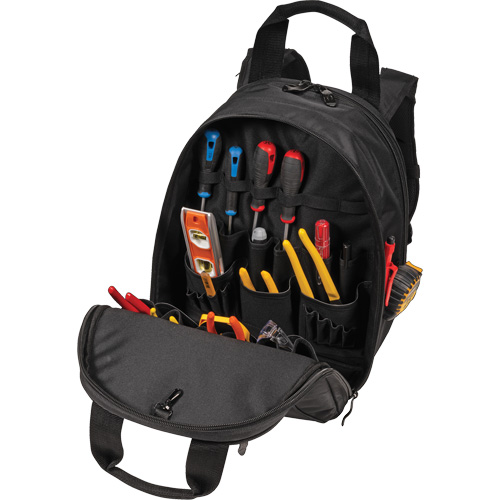 Sacs &agrave; dos Phantom pour outils &agrave; 36 poches, 11" lo x 14-1/2" la, Noir, Balistique/Polyester Distribution Jean Lapalme