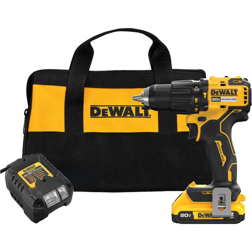 MAX* Brushless Cordless Hammer Drill Kit, Lithium-Ion, 20 V, 1/2" Chuck Distribution Jean Lapalme