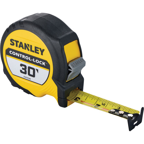 CONTROL-LOCK Tape Measure, 25 mm x 30', Imperial Graduations Distribution Jean Lapalme