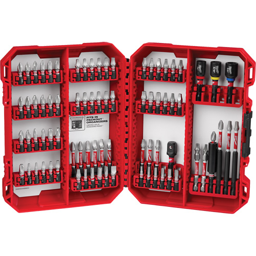 Jeu d'embouts Shockwave Impact-Duty, 80 Mcx, Hexagonale/Tourne-&eacute;crou/Phillips/&agrave; fentes/Carr&eacute;e/Torx Distribution Jean Lapalme