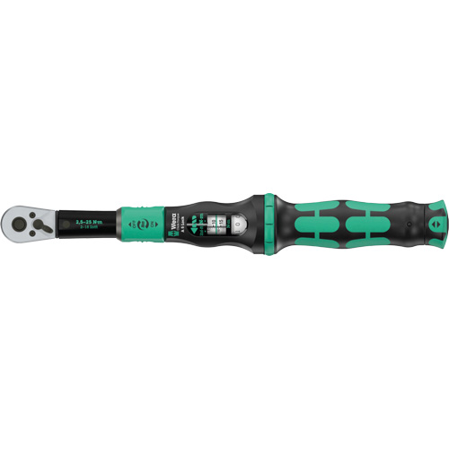 Cl&eacute; dynamom&eacute;trique Click-Torque Lock A 5 r&eacute;glable avec fonction Torque Lock, &agrave; cliquer, Entraînement 1/4" carr&eacute;, 1 - 18 lb-pi Distribution Jean Lapalme