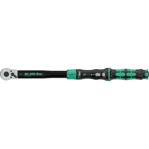 Cl&eacute; dynamom&eacute;trique Click-Torque Lock C 3 r&eacute;glable avec fonction Torque Lock, &agrave; cliquer, Entraînement 1/2" carr&eacute;, 30 - 146 lb-pi Distribution Jean Lapalme