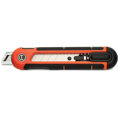 18mm Snap Off Blade Retractable Knife, Steel, Plastic Handle Distribution Jean Lapalme