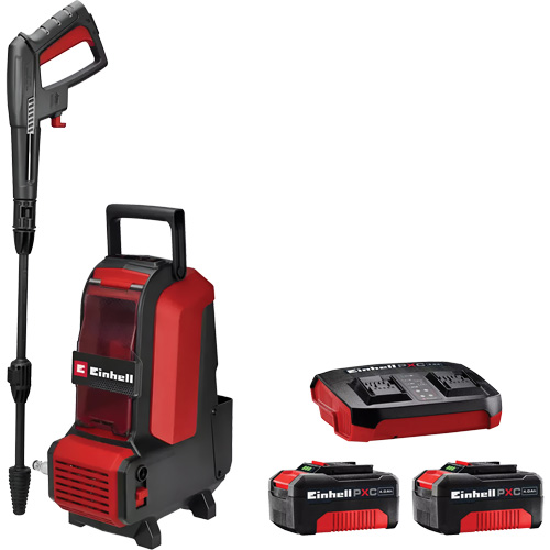 Laveuse &agrave; haute pression sans fil avec batterie 4 Ah PXC et ensemble de d&eacute;part de chargeur, &agrave; pile, 1522 psi, 1,23 gal./min Distribution Jean Lapalme