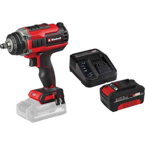 Cl&eacute; &agrave; chocs professionnelle sans fil avec batterie 4 Ah PXC et ensemble de d&eacute;part de chargeur, 18 V, Mandrin 1/2" Distribution Jean Lapalme