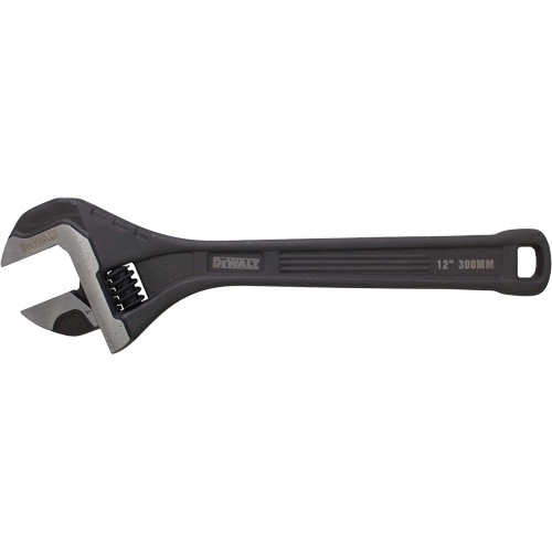 Cl&eacute; &agrave; molette enti&egrave;rement en acier, 12" lo, Noir/Ordinaire Distribution Jean Lapalme