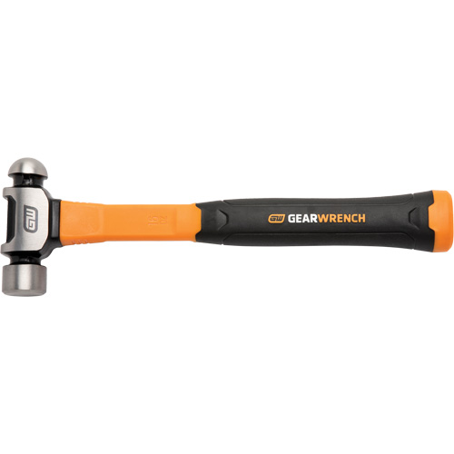 Ball Pein Hammer, 16 oz. Head Weight, Plain/Polished Face, Fibreglass Handle Distribution Jean Lapalme