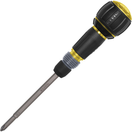 Tournevis &agrave; cliquet Fastbit Tru-Grip, embouts Phillips et &agrave; fente, 8-1/2" lo, Prise Plastique/Coussin&eacute;e Distribution Jean Lapalme