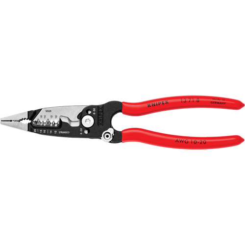 Forged Wire Stripper, 8" L, 10 - 20 AWG Distribution Jean Lapalme
