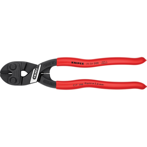 CoBolt&reg; High Leverage Compact Bolt Cutters with Notched Blade, 8" L, Center Cut Distribution Jean Lapalme