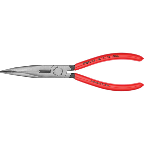 Pince &agrave; bec long coud&eacute; 40° avec coupe-fil, 8" lo Distribution Jean Lapalme