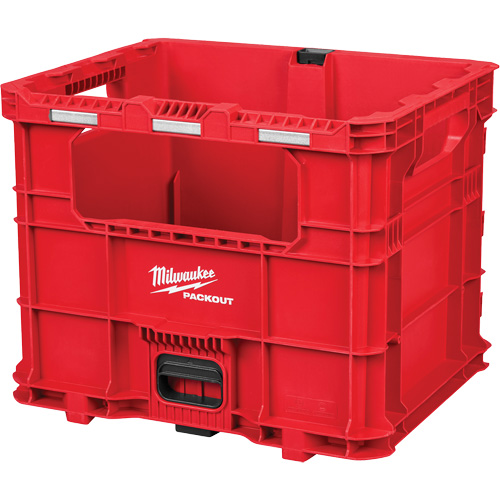 Caisse Packout, 15-3/4" x 18-5/8" x 15", Noir/Rouge Distribution Jean Lapalme