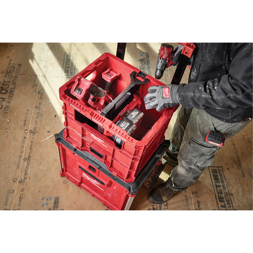 Caisse Packout, 15-3/4" x 18-5/8" x 15", Noir/Rouge Distribution Jean Lapalme