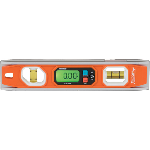 Programmable Digital Torpedo Level, 10" L, 2 Vials, Magnetic Distribution Jean Lapalme