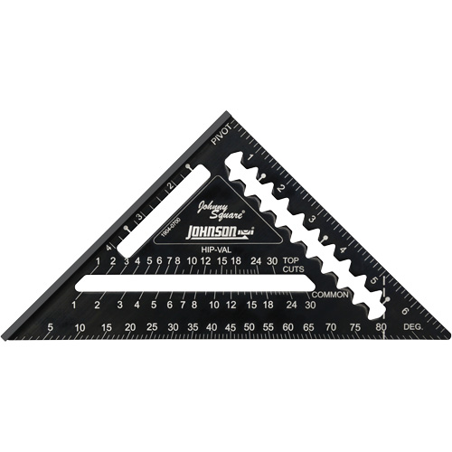 &eacute;querre de charpentier grav&eacute;e au laser Johnny Square&reg; de 7 po Distribution Jean Lapalme