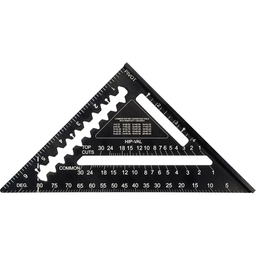 &eacute;querre de charpentier grav&eacute;e au laser Johnny Square&reg; de 7 po Distribution Jean Lapalme