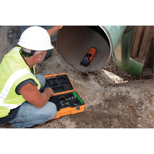 Electronic Self-Leveling Pipe Laser with GreenBrite&reg; Technology Distribution Jean Lapalme
