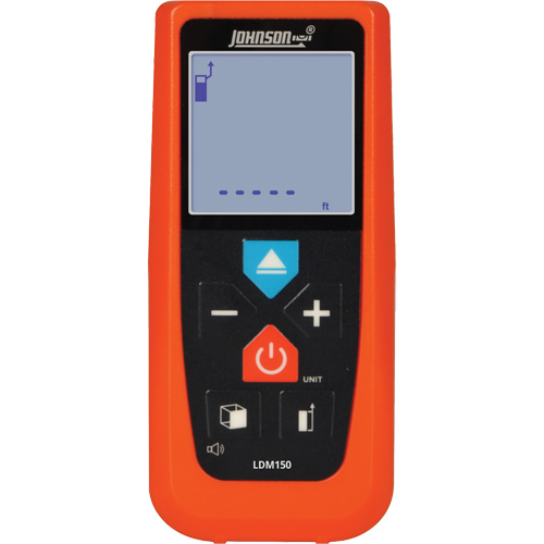 Laser Distance Meter, 2" - 150' (5.08 cm - 45.72 m) Range, Digital (Electronic) Distribution Jean Lapalme