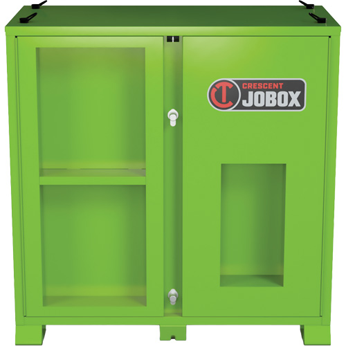 Onsite PPE Storage Cabinet, Steel, High-Visibility Lime Green Distribution Jean Lapalme