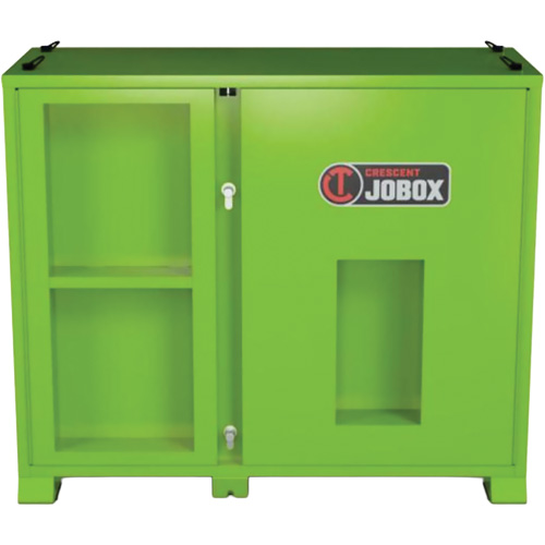 Armoire ventil&eacute;e pour le rangement d'&eacute;PI sur place, Acier, Vert lime haute visibilit&eacute; Distribution Jean Lapalme
