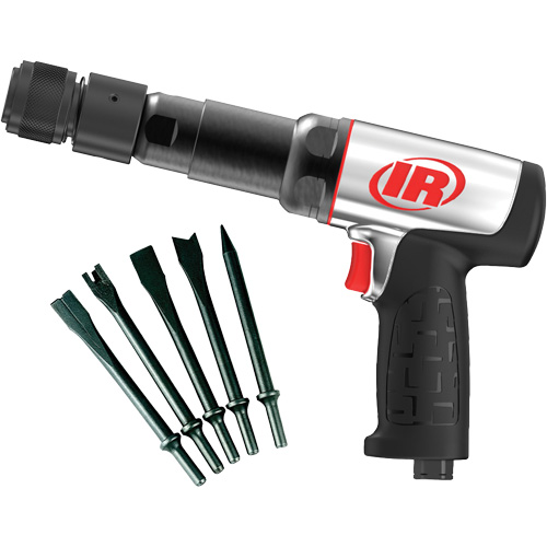 Marteau pneumatique robuste avec burins, 21,8 pi³/min, 1/4" NPT, 2600 coups/min, 3/4" x 3-3/4" (19,05 mm x 95,25 mm) Distribution Jean Lapalme