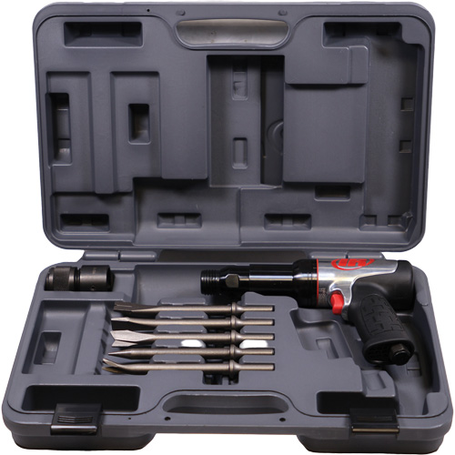 Marteau pneumatique robuste avec burins, 21,8 pi³/min, 1/4" NPT, 2600 coups/min, 3/4" x 3-3/4" (19,05 mm x 95,25 mm) Distribution Jean Lapalme