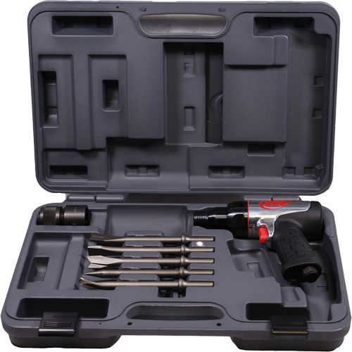 Heavy-Duty Air Hammer with Chisels, 16.2 CFM, 1/4" NPT, 3330 BPM, 3/4" x 2-1/2" (0.0mm x 0.0mm) Distribution Jean Lapalme