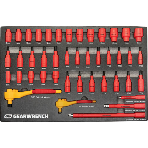 VDE Insulated Tool Set, 1000 V, 72 Pcs Distribution Jean Lapalme