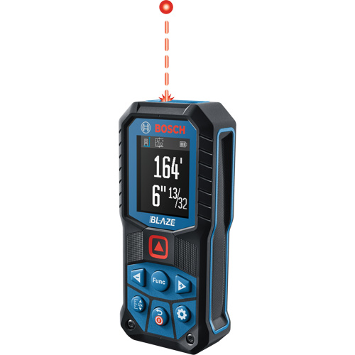 BLAZE Red Beam Laser Measure, 0' - 165' (0 m - 50.2 m) Range, Digital (Electronic) Distribution Jean Lapalme