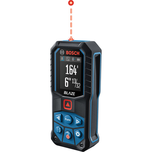 BLAZE Red Beam Laser Measure, 0' - 165' (0 m - 50.2 m) Range, Digital (Electronic) Distribution Jean Lapalme