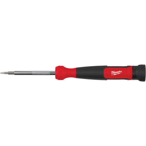 Tournevis de pr&eacute;cision 4-en-1 &agrave; embouts multiples avec porte-embout de 1/4", 5-3/4" lo, Prise Coussin&eacute;e Distribution Jean Lapalme