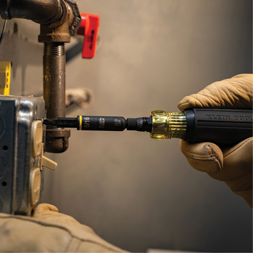 11-in-1 Impact Rated Multi-Bit Screwdriver/Nut Driver, 8" L, Cushion Grip Handle Distribution Jean Lapalme