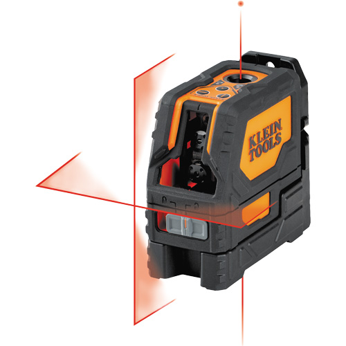 Self-Leveling Red Cross-Line Laser Level with Red Plumb Spot Distribution Jean Lapalme