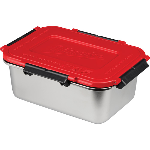 Contenant en acier inoxydable pour chauffe-repas pour chantier M18 Distribution Jean Lapalme
